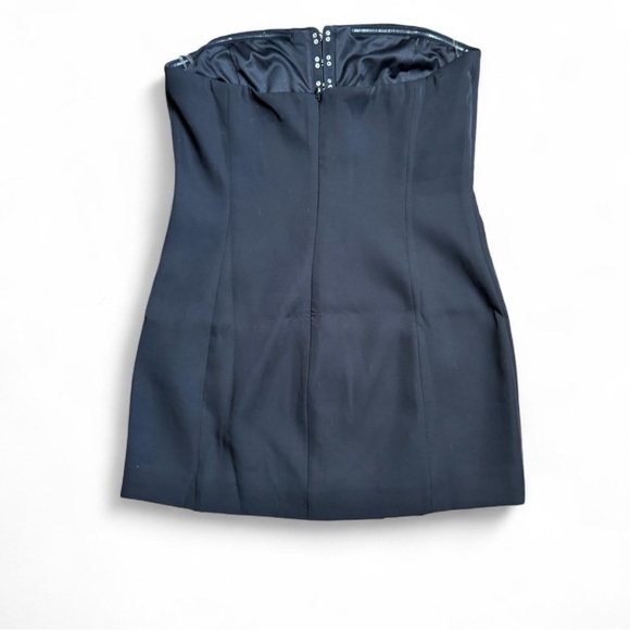 🔥 MESHKI Ornella Black Hook & Eye Mini Dress – Size Large – Like New 🔥 - Picture 4 of 7